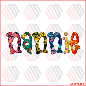 Nannie Flower Pattern PNG CF190322003