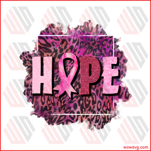 Pink Leopard Hope PNG CF070322009