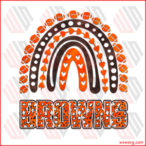 Rainbow Cleveland Browns PNG CF230322003