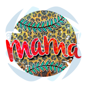 Leopard Baseball Mama PNG CF280322017