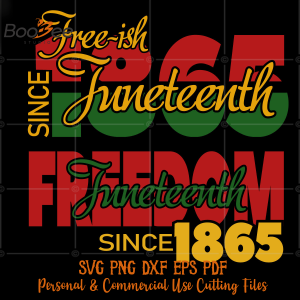 Juneteenth Freedom Since 1865 Svg Cutting Files