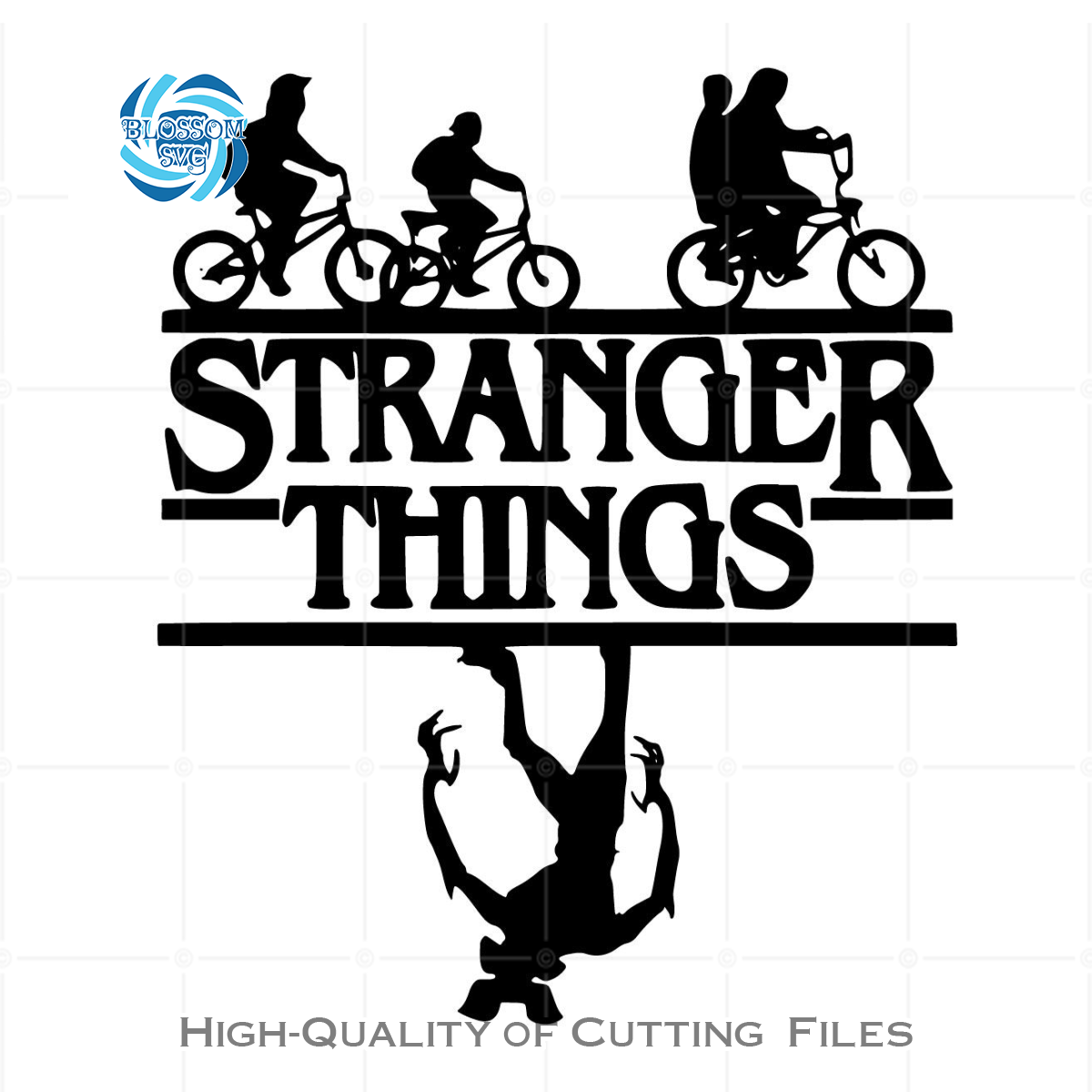 Stranger Things Netflix Series SVG