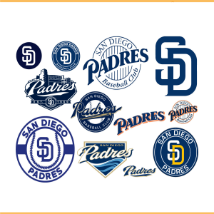 San Diego Padres Bundle SVG PNG Files, MLB Svg
