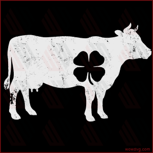 St Patricks Day Funny Cow Svg SVG240222015