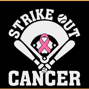 Strike Out Cancer SVG PNG Files, Breast Cancer Svg