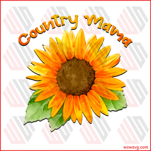 Sunflower Country Mama PNG CF280322012