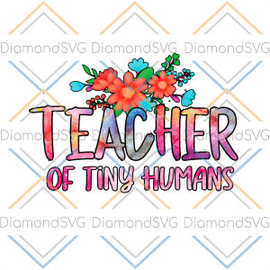 Teacher Of Tiny Humans Flower PNG CL230422121