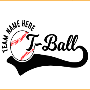 Team Name Here Tball SVG PNG Files, Sport Svg