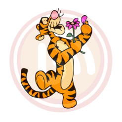 Tigger Flower Winnie the Pooh Digital Download File, Disney Svg