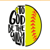 To God Be The Glory SVG PNG Files, Sport Svg