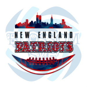 Skyline New England Patriots Art PNG Sublimation