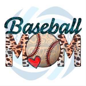 Leopard Baseball Mom PNG CF290322013