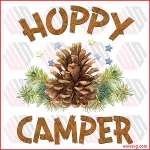 Hoppy Camper Pine Cone PNG CF190422006