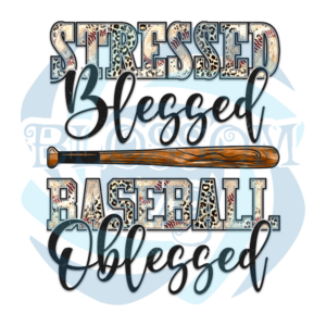 Stressed Blessed Baseball Oblessed PNG CF150422001