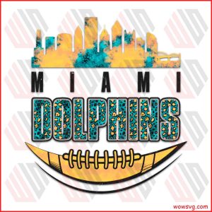 Miami Dolphins Skyline PNG CF030322035