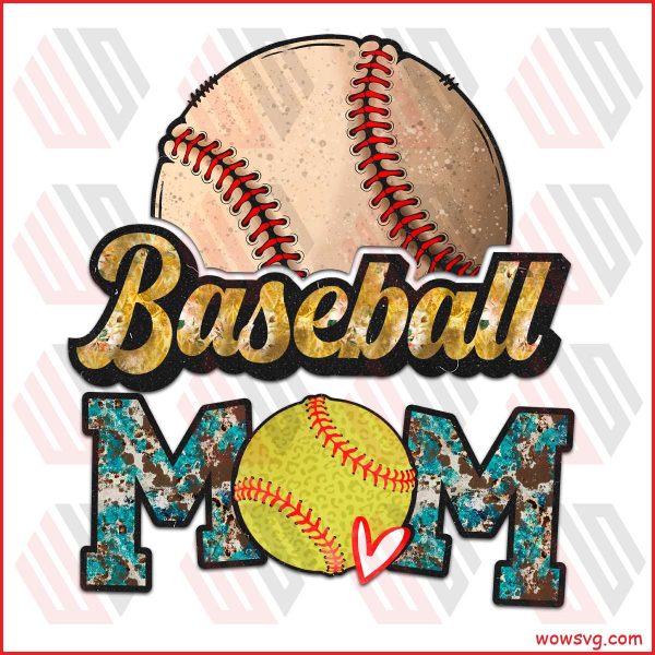 Baseball Mom PNG CF280322018