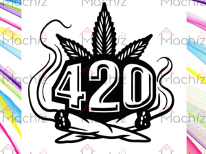 420 Marijuana Svg Files, Weed Svg Silhouette