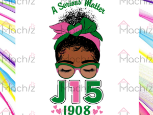 A Serious Matter J15 1908 Svg Files, Pink And Green Svg