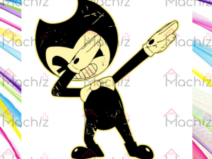 Bendy and the Ink Machine Svg Files, Game Svg, Dabbing Bendy Svg