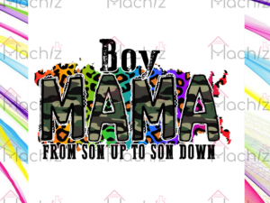 Boy Mama From Son Up To Son Down Svg Files PNG