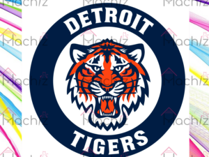 MLB Detroit Tigers Circle Logo Svg Files