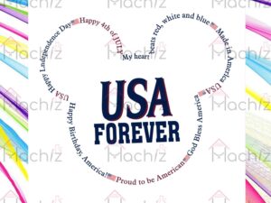 Disney Mickey Patriotic 4th Of July Svg, USA Forever Svg