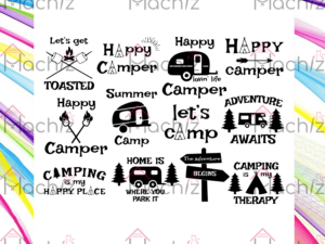 Funny Camping Quote Svg Files, Camping Car Svg