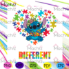 It's Ok To Be Different Autism Stitch Svg Files