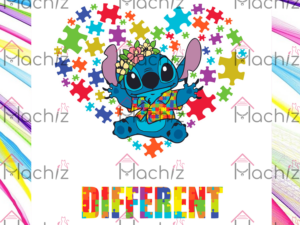 It's Ok To Be Different Autism Stitch Svg Files