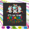 It's Ok To Be Different Svg Files, Autism Awareness Svg