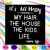 Its All Messy My Hair The House The Kids Svg Files