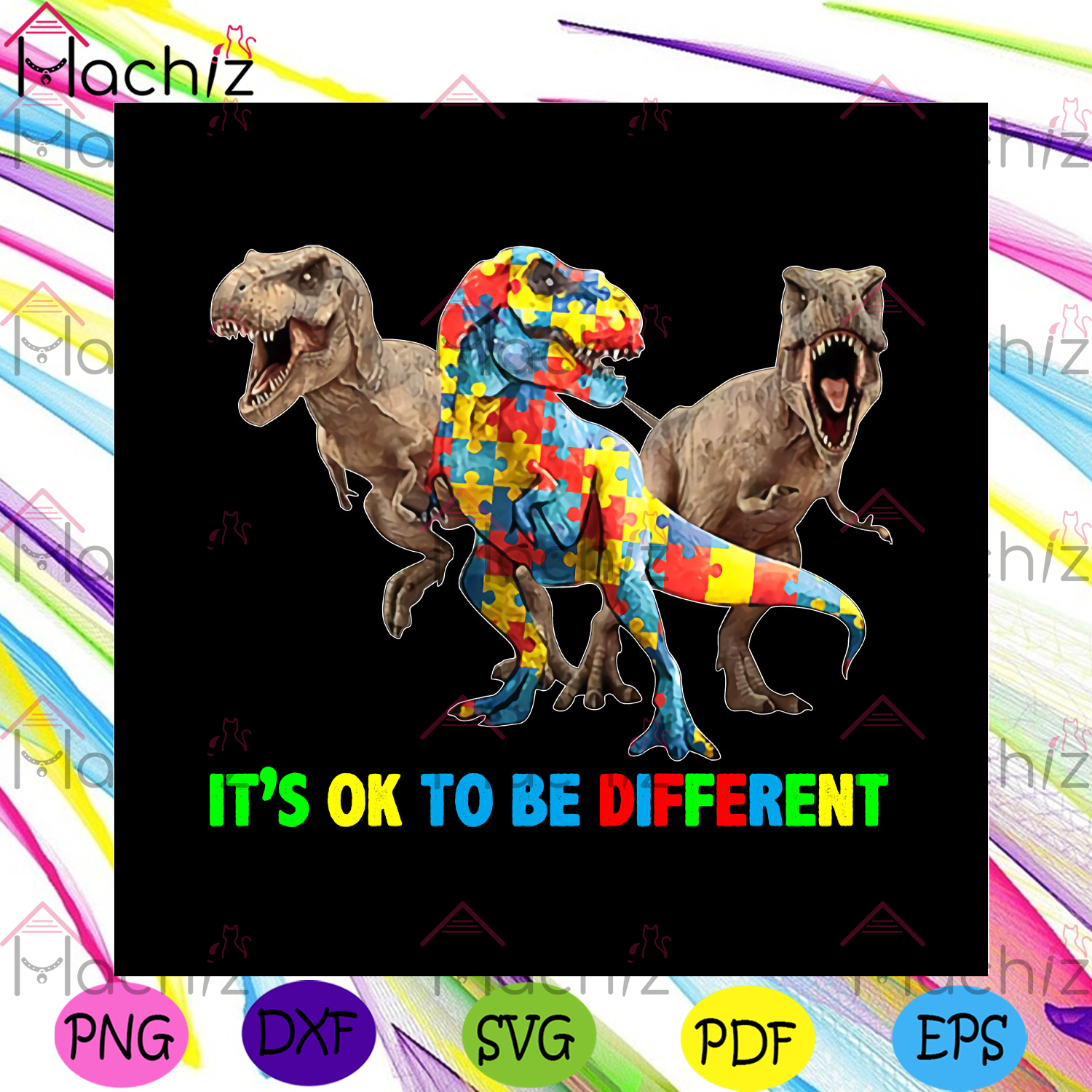 Its Ok To Be Different Designs Png Files, Autism Png