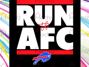 The AFC Buffalo Bills Svg Files, NFL Svg, Run Bills AFC Svg