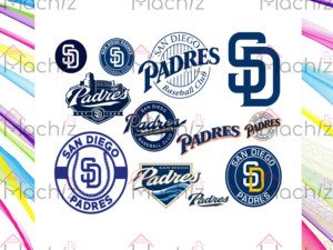 San Diego Padres Bundle Svg Files, Padres Logo Svg
