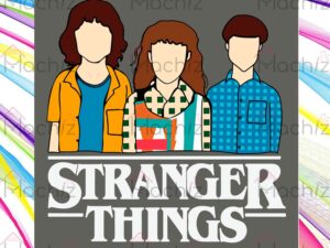Stranger Things Eco-friendly Svg, Horror Series Characters Svg