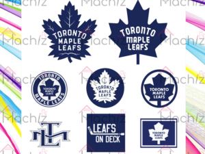 Toronto Maple Leafs Bundle Svg Files, NHL Svg