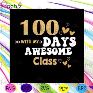 100-days-awesome-class-vector-design-svg-png