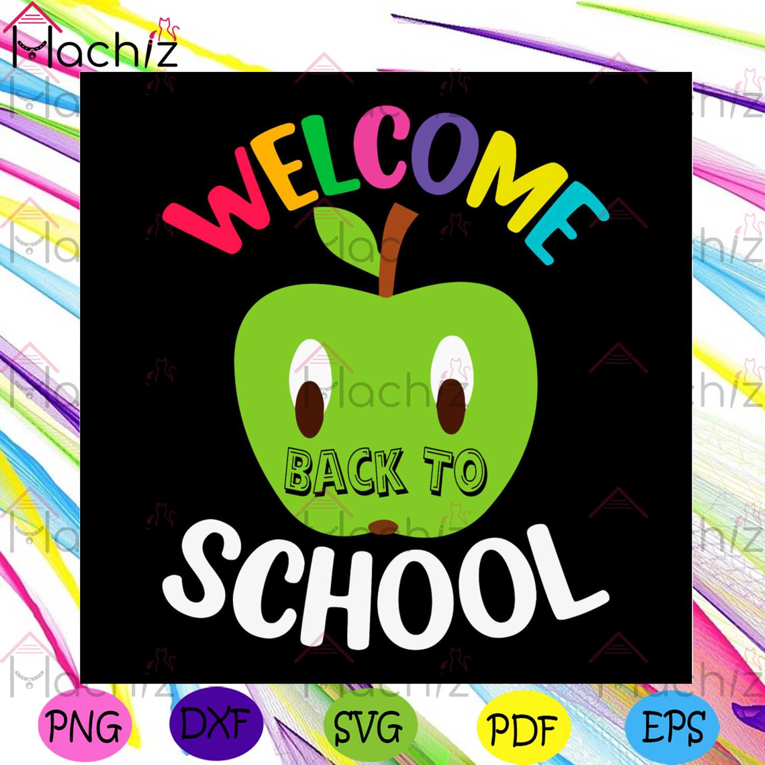 welcome-back-to-school-green-apple-svg-png