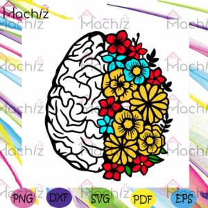 brain-colorful-floral-svg-files-for-cricut-sublimation-files