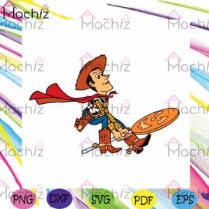 Halloween Woody SVG Toy Story Disney Graphic Design Cutting File
