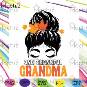 Fall Season Thanksgiving Grandma SVG Graphic Designs Files