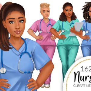 nurse-clipart-curvy-female-nurses-medical-scrubs-fashion-image-1