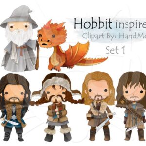hobbit-set1-inspiration-clipart-png-files-instant-download-png-image-1