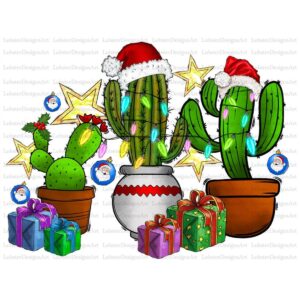 Christmas Cactus Png Western Cactus Happy New Year PNG