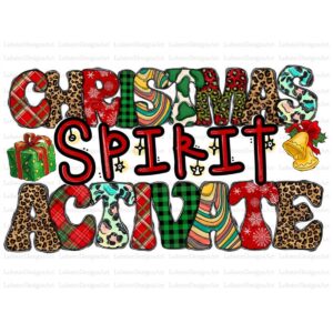 Christmas Spirit Activate Clipart