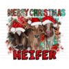 Merry Christmas Heifers PNG Christmas With My Herd