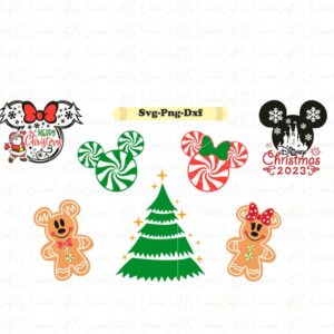 christmas-svg-bundle-peppermint-swirl-ears-and-gingerbread-image-1