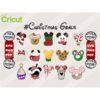 Mickey Christmas Snacks Carnival Food SVG Files For Cricut