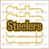 Leopard Pittsburgh Steelers Team Logo PNG Sublimation Design