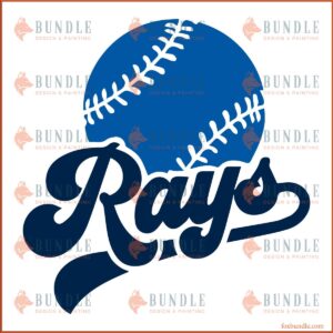 MLB Tampa Bay Rays Team Baseball Lovers SVG Design